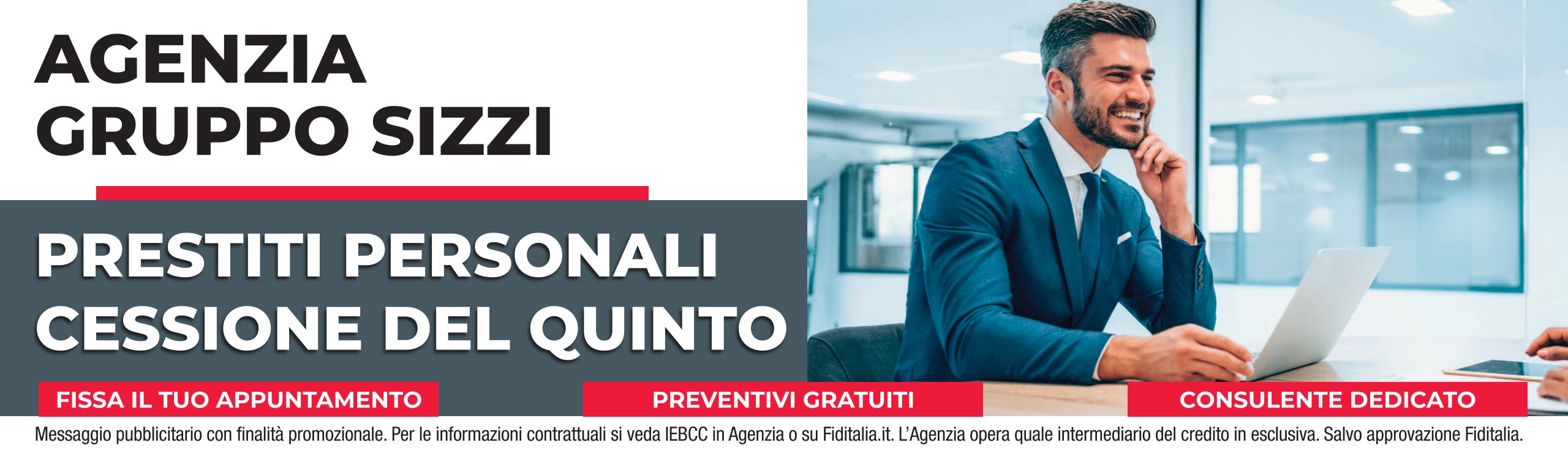 Contatti Agenzia Gruppo Sizzi Srl filiali Fiditalia - Prestiti personali, Cessione del quinto